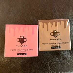 Chocolate and Strawberry Lip Balm Set